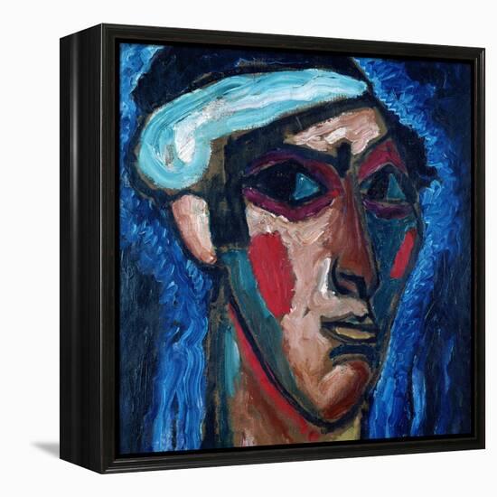 Head of a Man (Alexander Sacharoff), c.1911-Alexej Von Jawlensky-Framed Premier Image Canvas