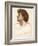 Head of a Man in Profile-Edward John Poynter-Framed Giclee Print