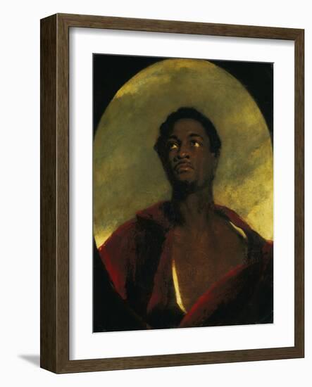 Head of a Man (Ira Frederick Aldridge)-John Simpson-Framed Giclee Print