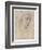 Head of a Muse-Raphael-Framed Giclee Print