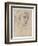 Head of a Muse-Raphael-Framed Giclee Print