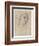 Head of a Muse-Raphael-Framed Giclee Print