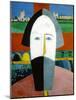 Head of a Peasant, 1928-1932-Kazimir Malevich-Mounted Giclee Print