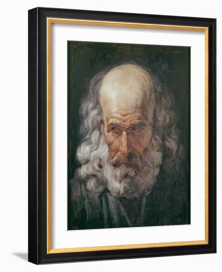 Head of a Philosopher, C.1810 (Oil on Canvas)-Francisco Jose de Goya y Lucientes-Framed Giclee Print