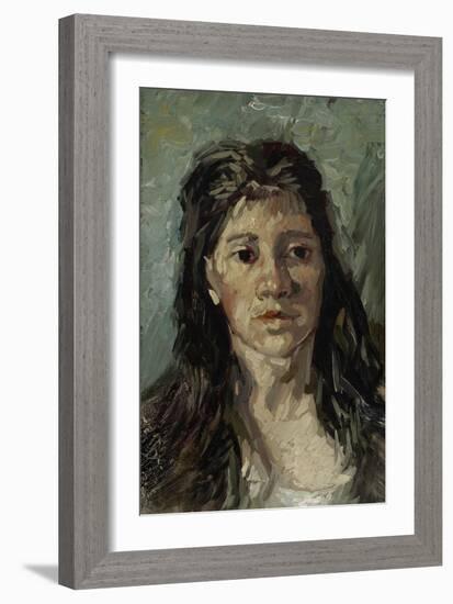 Head of a Prostitute, 1885-Vincent van Gogh-Framed Giclee Print