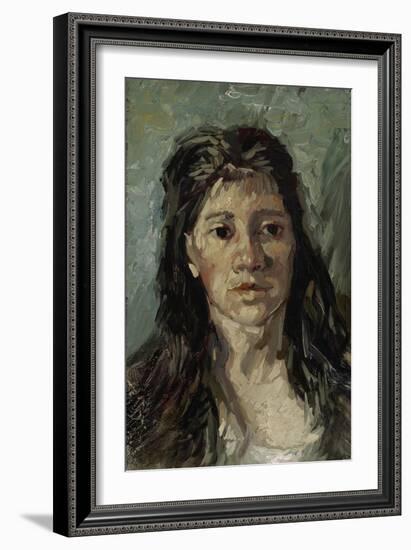 Head of a Prostitute, 1885-Vincent van Gogh-Framed Giclee Print