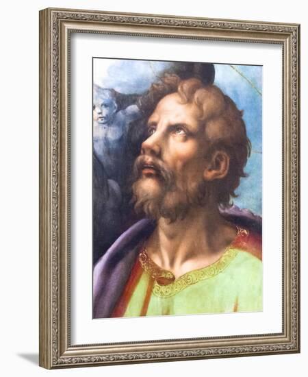 Head of a Saint-Giulio Romano-Framed Giclee Print