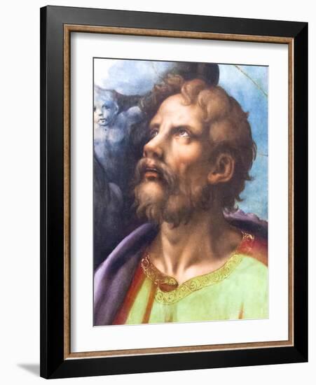 Head of a Saint-Giulio Romano-Framed Giclee Print