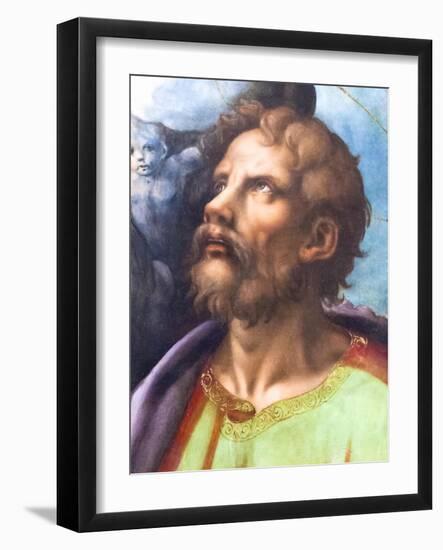 Head of a Saint-Giulio Romano-Framed Giclee Print