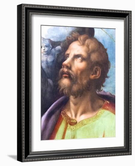 Head of a Saint-Giulio Romano-Framed Giclee Print