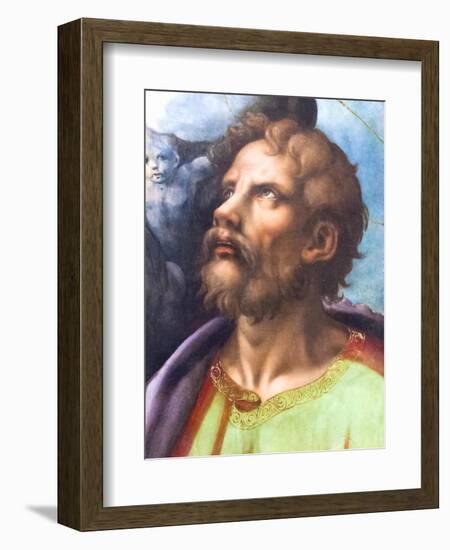 Head of a Saint-Giulio Romano-Framed Giclee Print