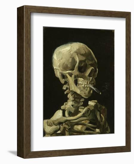 Head of a Skeleton with a Burning Cigarette, 1886-Vincent van Gogh-Framed Art Print