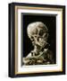 Head of a Skeleton with a Burning Cigarette-Vincent van Gogh-Framed Giclee Print