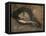 Head of a Sleeping Woman, 19th or Early 20th Century-Eugene Carriere-Framed Premier Image Canvas