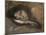 Head of a Sleeping Woman, 19th or Early 20th Century-Eugene Carriere-Mounted Giclee Print