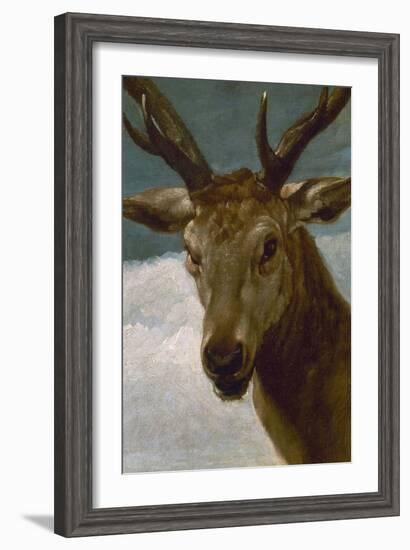 Head of a Stag, 1634, Spanish Baroque-Diego Velazquez-Framed Giclee Print
