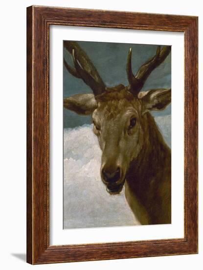 Head of a Stag, 1634, Spanish Baroque-Diego Velazquez-Framed Giclee Print