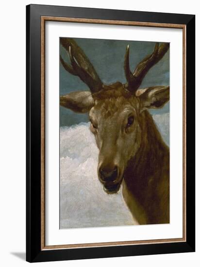 Head of a Stag, 1634, Spanish Baroque-Diego Velazquez-Framed Giclee Print