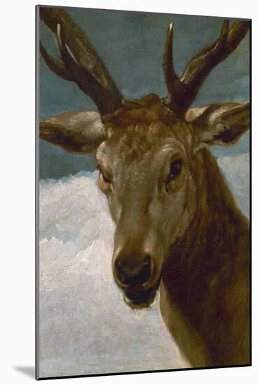 Head of a Stag, 1634, Spanish Baroque-Diego Velazquez-Mounted Giclee Print