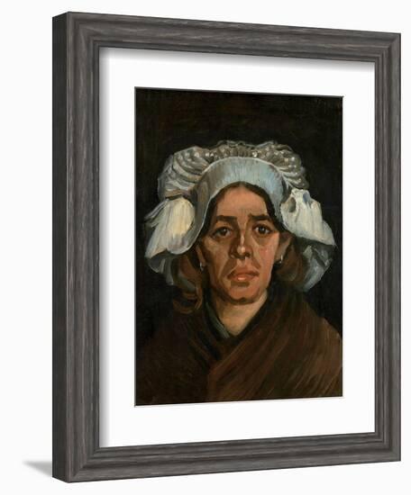 Head of a Woman, 1885-Vincent van Gogh-Framed Giclee Print