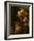 Head of a Woman and Flowers, 1871 (Oil on Canvas)-Gustave Courbet-Framed Giclee Print