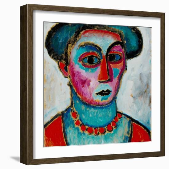 Head of a Woman, c.1912-Alexej Von Jawlensky-Framed Giclee Print