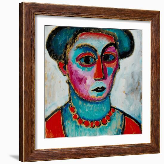 Head of a Woman, c.1912-Alexej Von Jawlensky-Framed Giclee Print