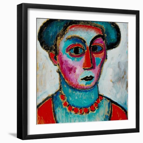 Head of a Woman, c.1912-Alexej Von Jawlensky-Framed Giclee Print