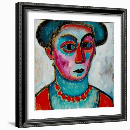 Head of a Woman, c.1912-Alexej Von Jawlensky-Framed Giclee Print