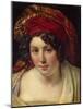 Head of a Woman in a Turban, Ca 1820-Anne-Louis Girodet de Roussy-Trioson-Mounted Giclee Print