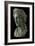 Head of a Woman in the Guise of a Goddess, 1St Century (Copper Alloy and Silver)-Roman-Framed Giclee Print