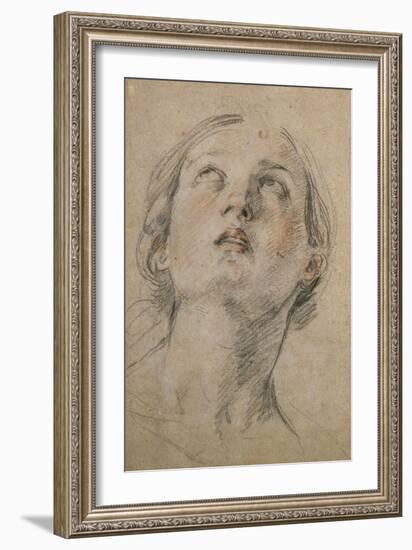 Head of a Woman Looking Up-Guido Reni-Framed Giclee Print