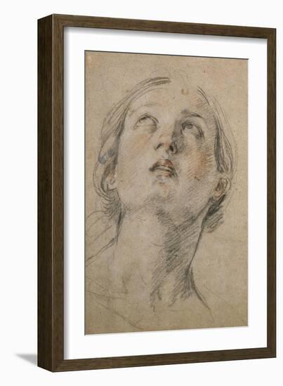 Head of a Woman Looking Up-Guido Reni-Framed Giclee Print