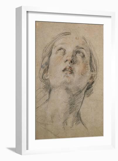 Head of a Woman Looking Up-Guido Reni-Framed Giclee Print