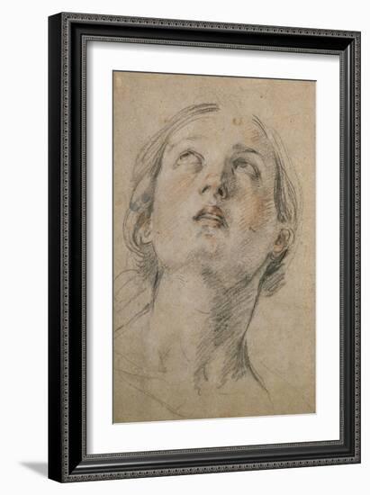 Head of a Woman Looking Up-Guido Reni-Framed Giclee Print