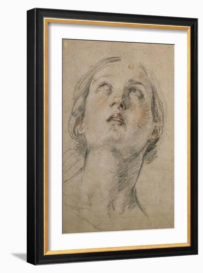 Head of a Woman Looking Up-Guido Reni-Framed Giclee Print