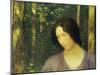 Head of a Woman, Tete de Femme-Henri Martin-Mounted Giclee Print