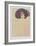 Head of a Woman with a Wide-Trimmed Hat - 1910-Egon Schiele-Framed Art Print