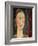 Head of a Woman-Amedeo Modigliani-Framed Giclee Print