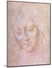 Head of a Woman-Leonardo da Vinci-Mounted Giclee Print