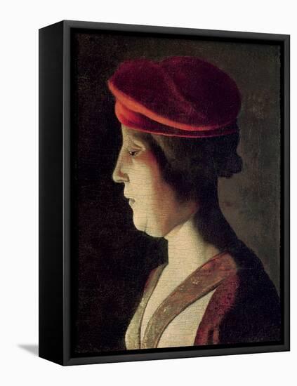 Head of a Woman-Georges de La Tour-Framed Premier Image Canvas