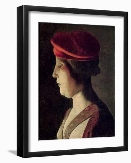 Head of a Woman-Georges de La Tour-Framed Giclee Print