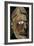 Head of a wooden figure from New Ireland, Melanesian. Artist: Unknown-Unknown-Framed Giclee Print