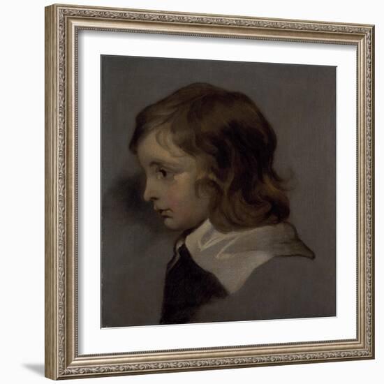 Head of a Young Boy-Sir Peter Lely-Framed Giclee Print