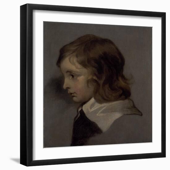 Head of a Young Boy-Sir Peter Lely-Framed Giclee Print