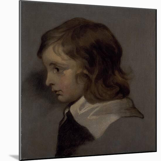 Head of a Young Boy-Sir Peter Lely-Mounted Giclee Print