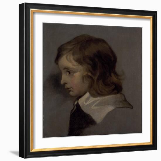 Head of a Young Boy-Sir Peter Lely-Framed Giclee Print