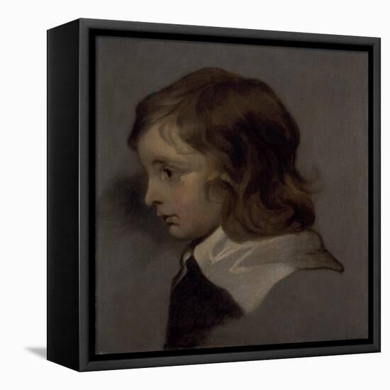 Head of a Young Boy-Sir Peter Lely-Framed Premier Image Canvas