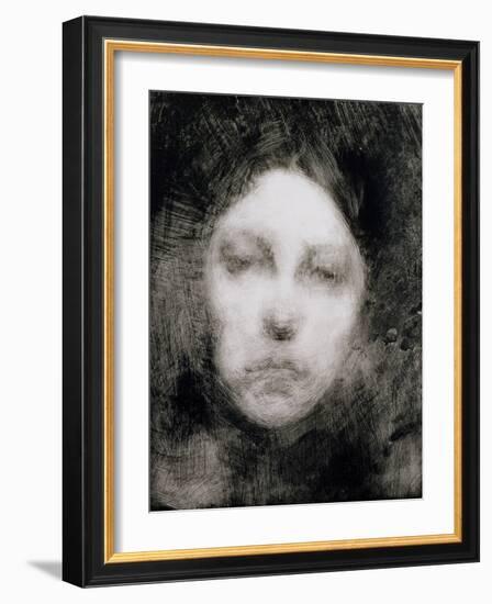 Head of a Young Girl, 1890-Eugene Carriere-Framed Giclee Print