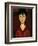 Head of a Young Girl, 1916-Amedeo Modigliani-Framed Giclee Print